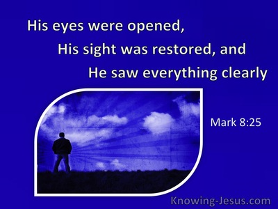 Mark 8:25 His Eyes Were Opened And His Sight Restored (windows)01:04